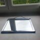 Barber mirror with chain.
