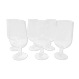 Set de 6 verres estampillés - lalique