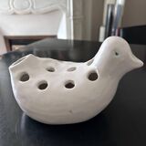 bird spades ceramic flower