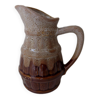 Stoneware pitcher (REVOL) numbered