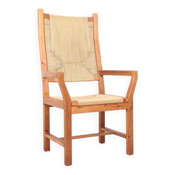 Fauteuil haut Tage Poulsen pour Gramrode, années 1970