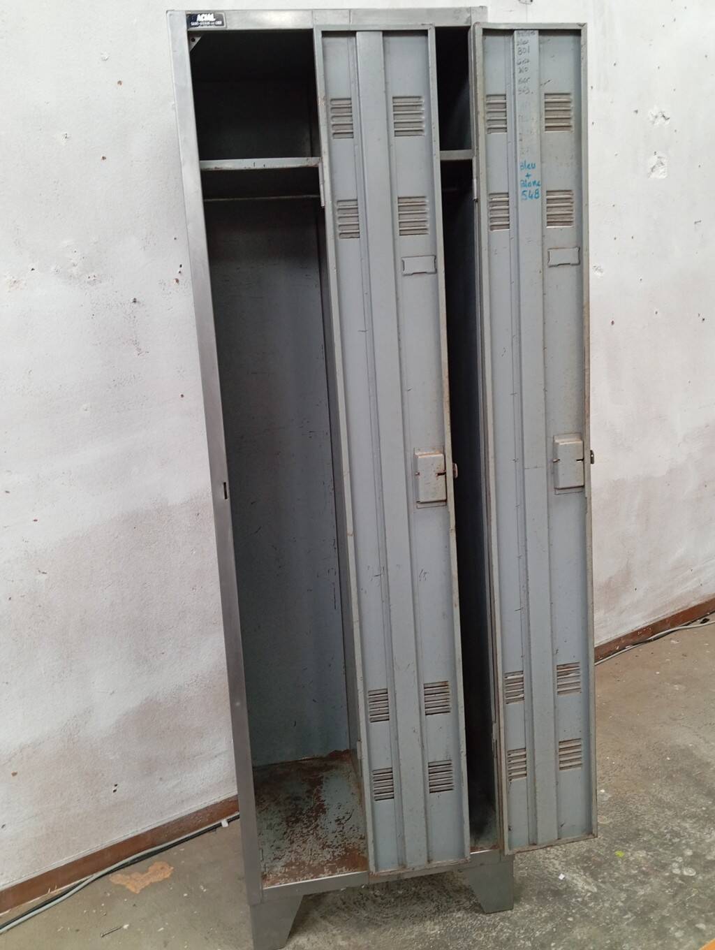 1950s stripped industrial wardrobe