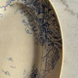 Old floral decor presentation plate