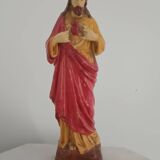 Ancient statue of the Sacred Heart