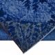 Overdyed Wool Vintage Handmade Carved Rug 168 cm x 262 cm