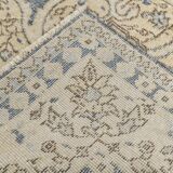 6x10 Navy Blue Turkish Vintage Rug, 193x315Cm