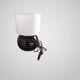 Jacques adnet - vintage art deco ball lamp - ø 20 cm