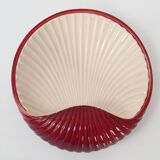Vintage 1960s seashell wall sconce