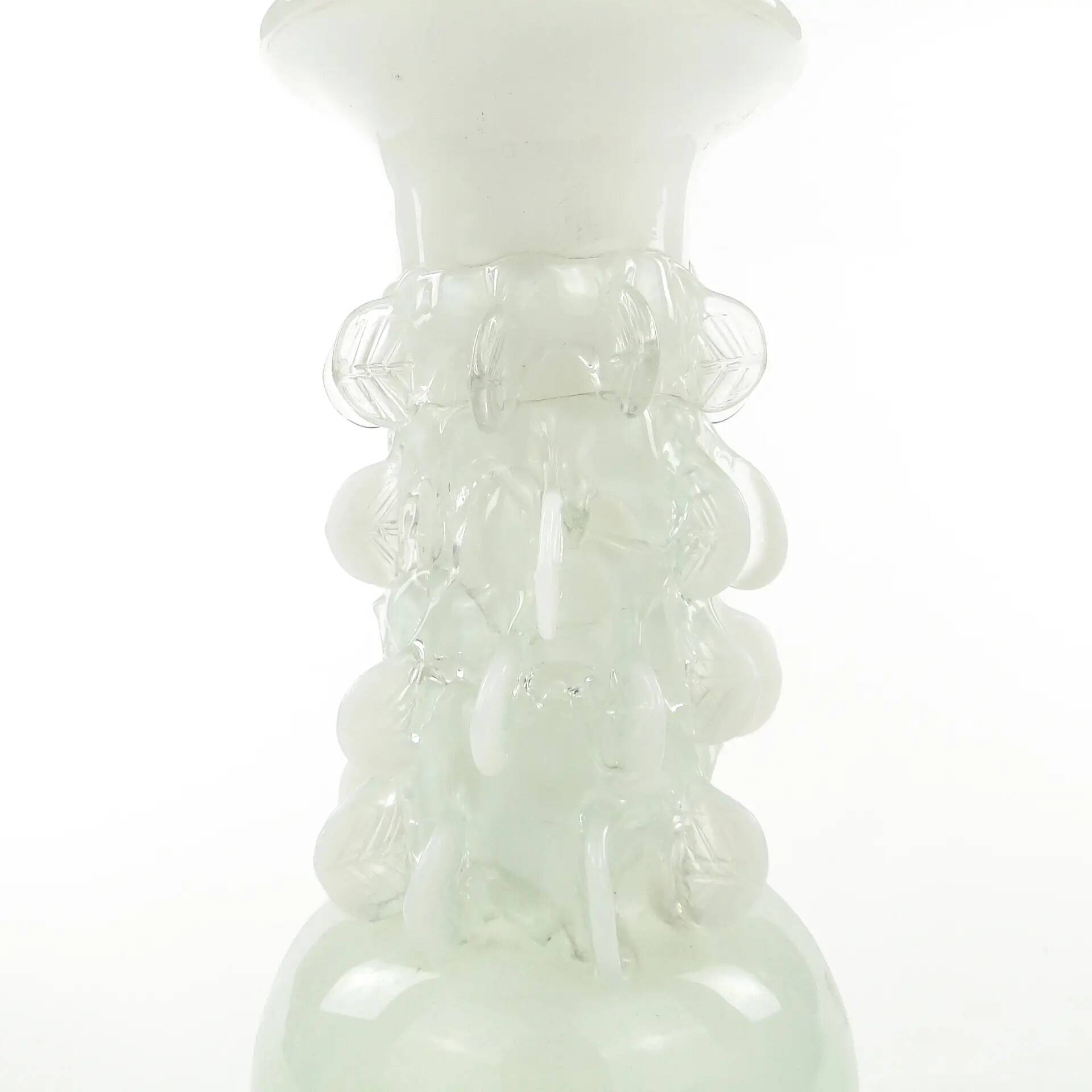 Bride vase, modernism, glass, designed by J. Słuczan-Orkusz, Poland, 1970s