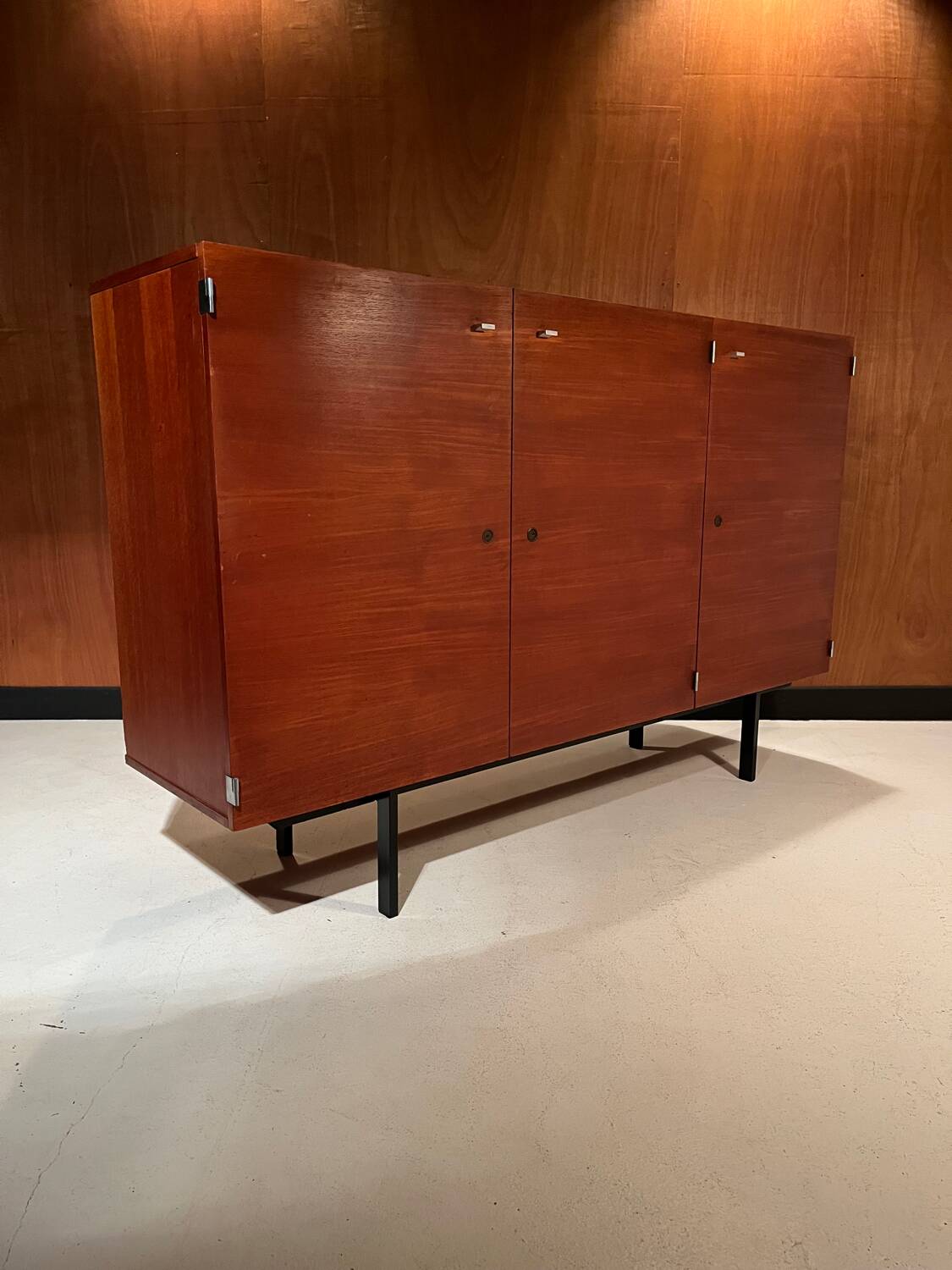 Teak sideboard from around 1960, designed by Pierre Guariche.