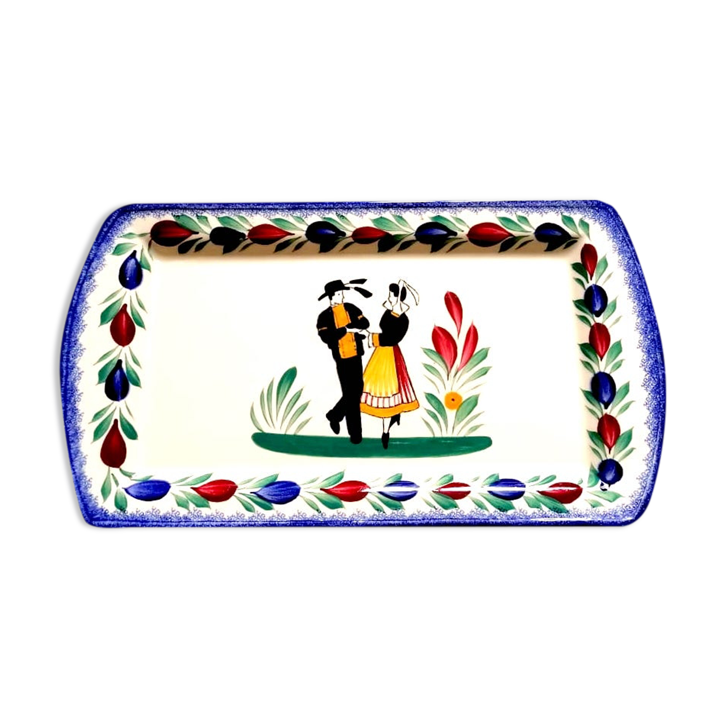 Cake dish Henriot Quimper