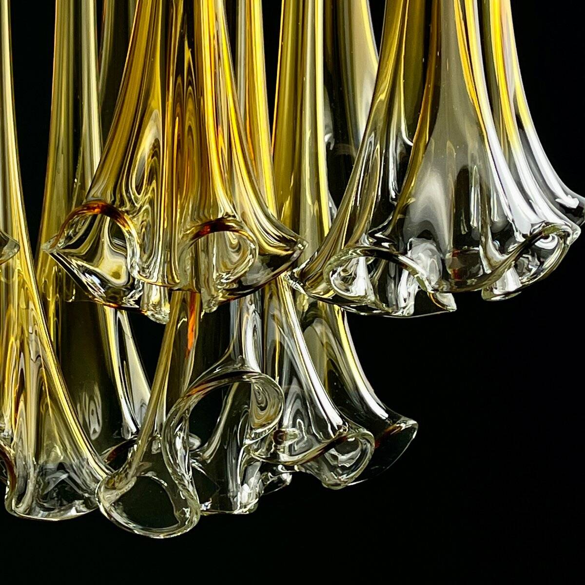 Vintage Italian Murano chandelier by Venini, 1960s