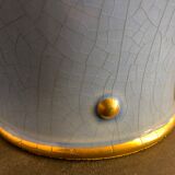 Cracked lamp foot, Longwy enamel Recollets, Beads model