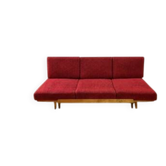 Czechoslovak mid-century sofa by Interiér Praha, 1960s – red bouclé