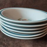 Set of 6 Dairy Farm soup plates
