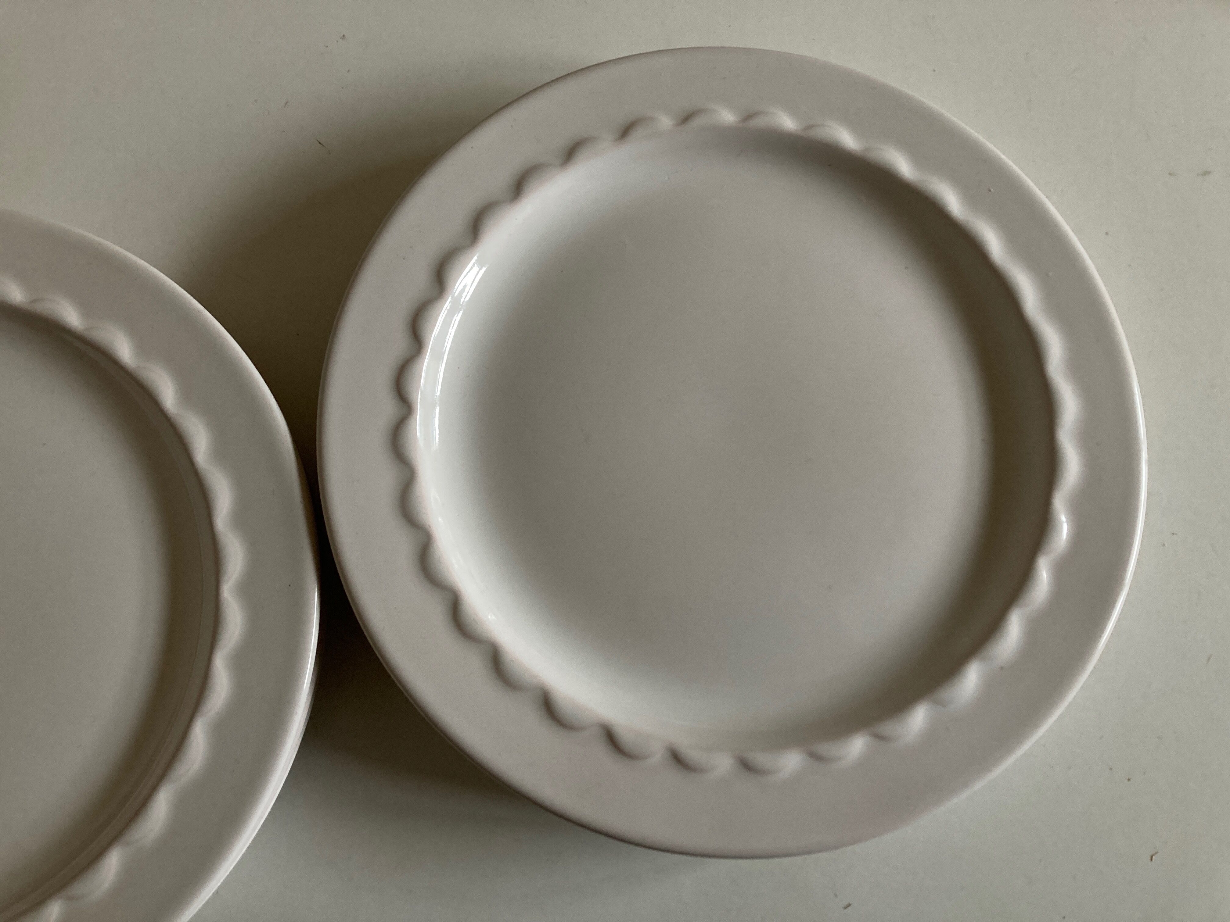 Set of 6 plates of glazed earth 1970 Pierre Motton for Gien