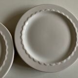 Set of 6 plates of glazed earth 1970 Pierre Motton for Gien