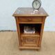 Table de chevet bois et marbre