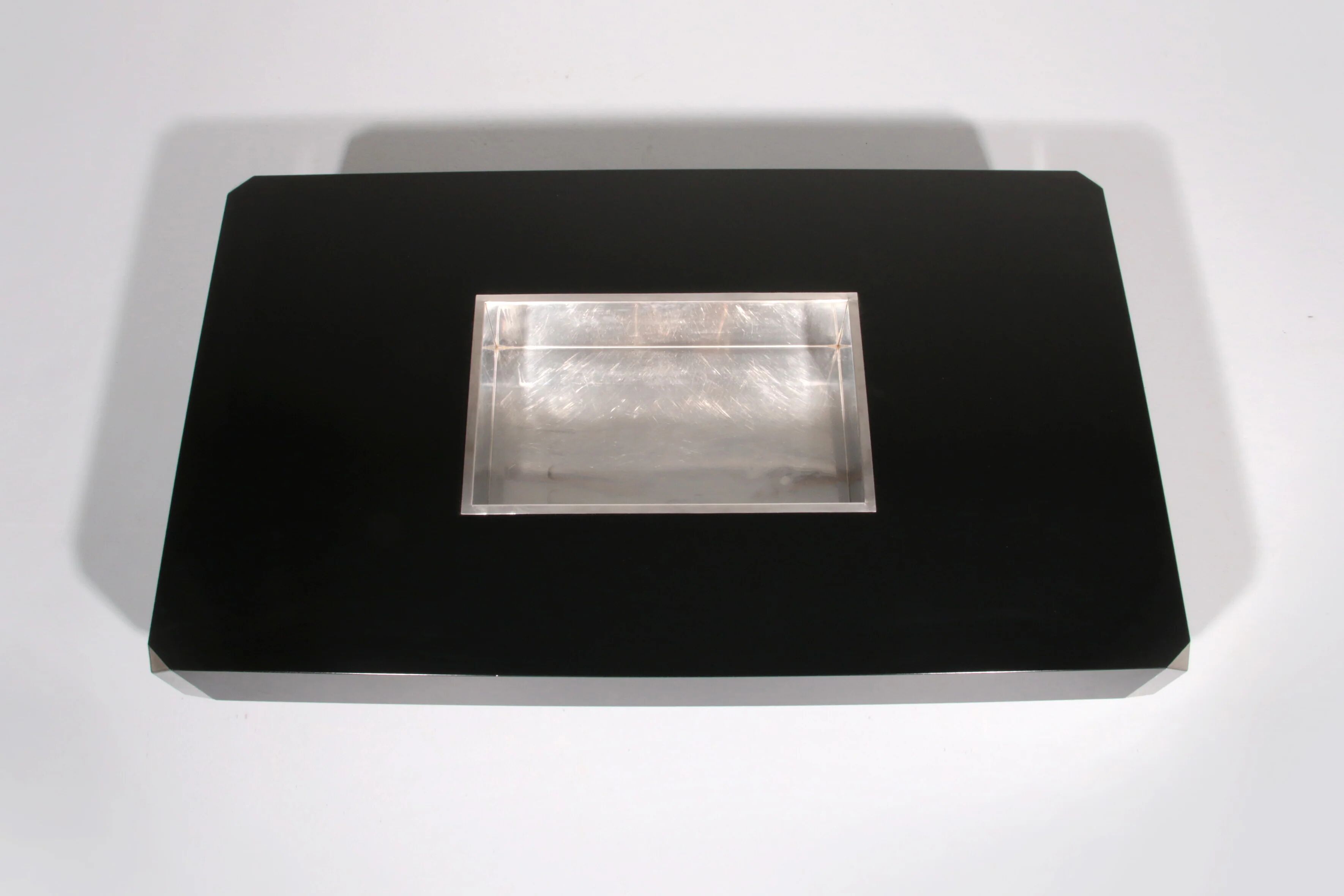 Alveo coffee bar table by Willy Rizzo for Cidue Italy 1970s