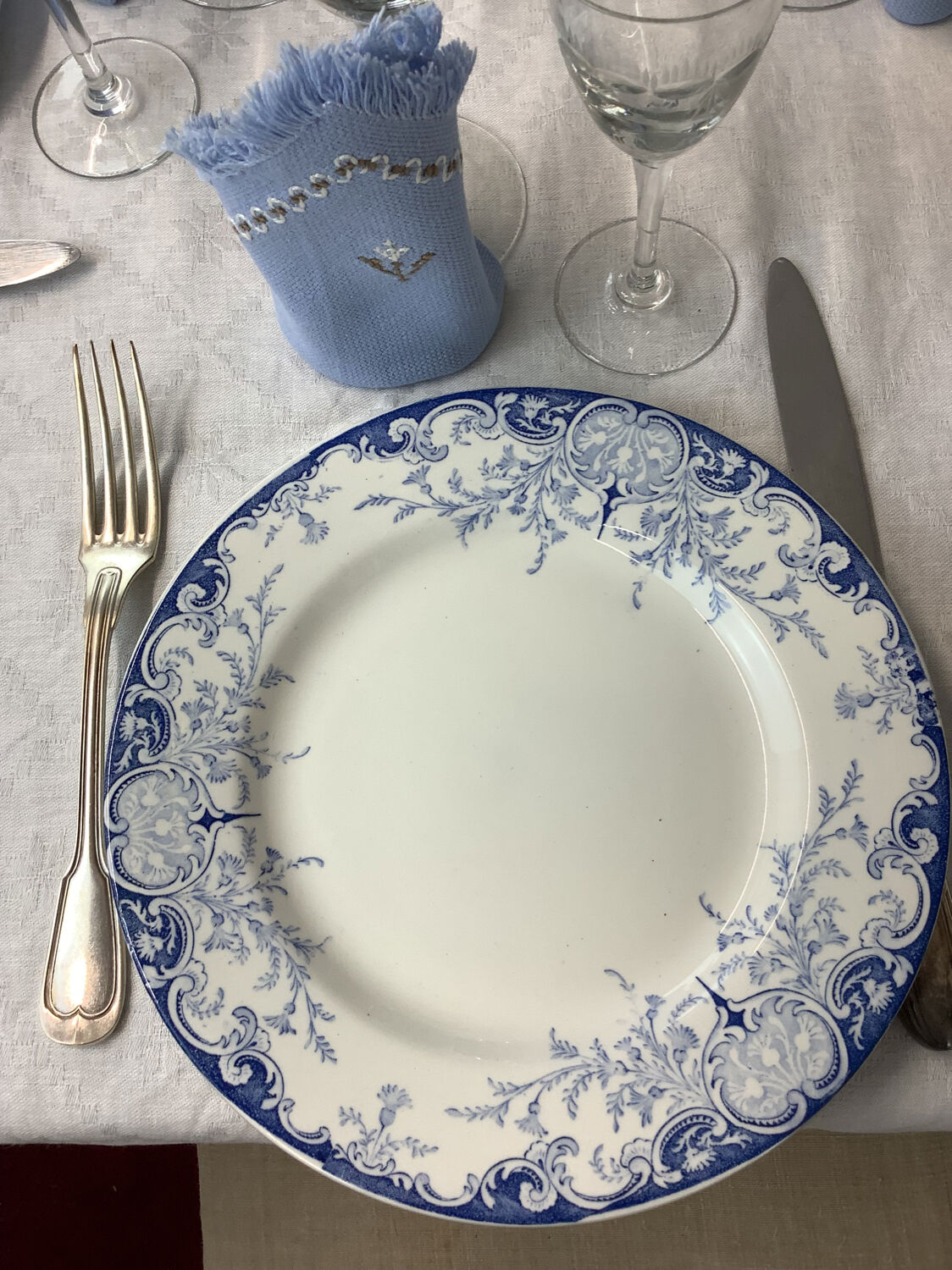Ensemble vaisselle ancienne made in france Luneville Selency — free download