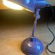 Purple desk lamp