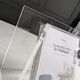 Plexiglass magazine rack by David Lange