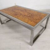 Elm burl coffee table