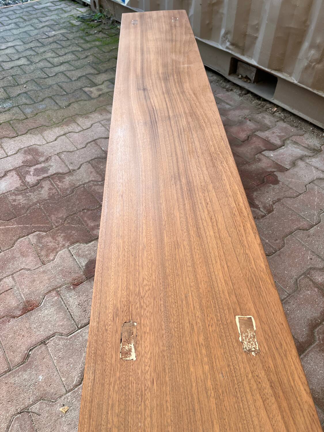 Wooden bench