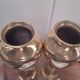 Pair of Indochina brass soap bubble blower vases