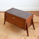Night table side cabinet teak louis van teeffelen 1960s