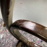 Rocking chair Chair in wood and Cannage from the 70s