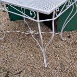 Iron garden table