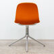 Normann form swivel chair orange