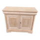 Louis Philippe buffet with 2 drawers and 2 doors, stripped wood from the 2000s.