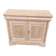Louis Philippe buffet with 2 drawers and 2 doors, stripped wood from the 2000s.