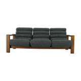 1960s 3-seater oak sofa, Finland
