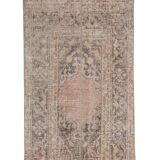 Vintage Turkish Oushak Rug Handwoven 67x692 cm