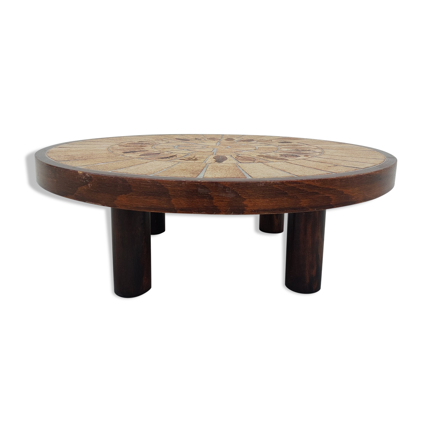 Ceramic coffee table by Roger Capron model Herbarium