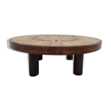 Ceramic coffee table by Roger Capron model Herbarium