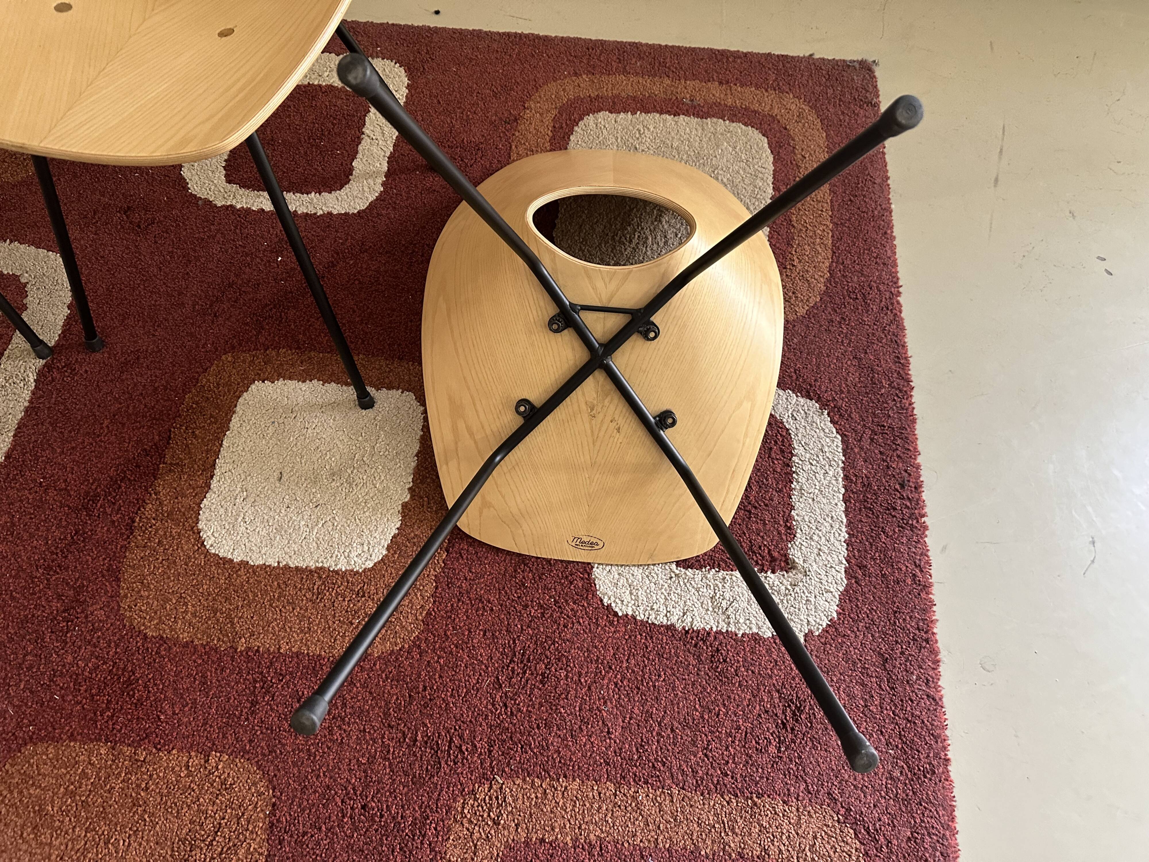 Set of 4 medea chairs by vittorio nobili for f.lii tagliabue signed