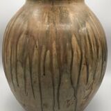 Large vase lucien arnaud sandstone from saint amand en puysaye 1920 art nouveau