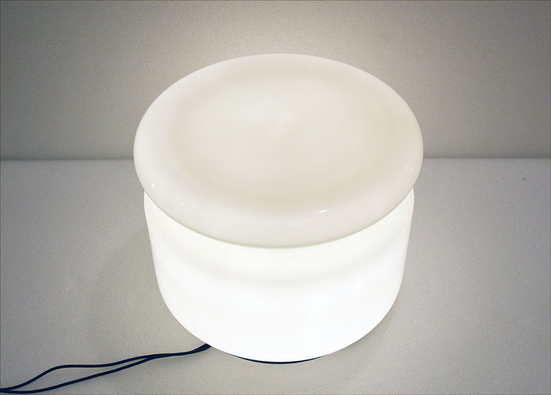 Leucos blown glass lighting coffee table, 1970s