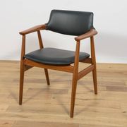 Mid century Teak Dining Chairs Model GM11 by Svend Åge Eriksen for Glostrup, 1950s, Set of 6