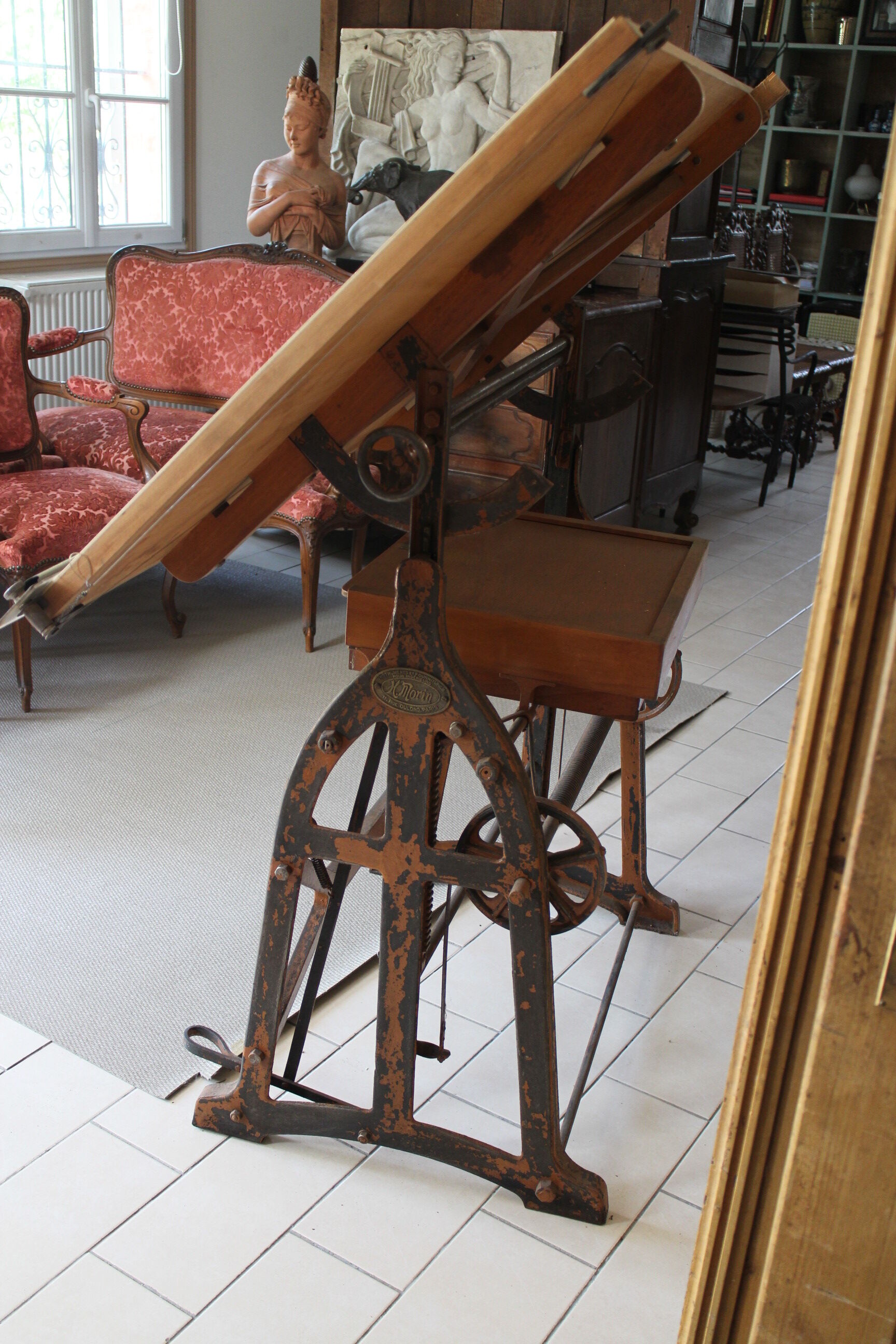 Architect's table industrial