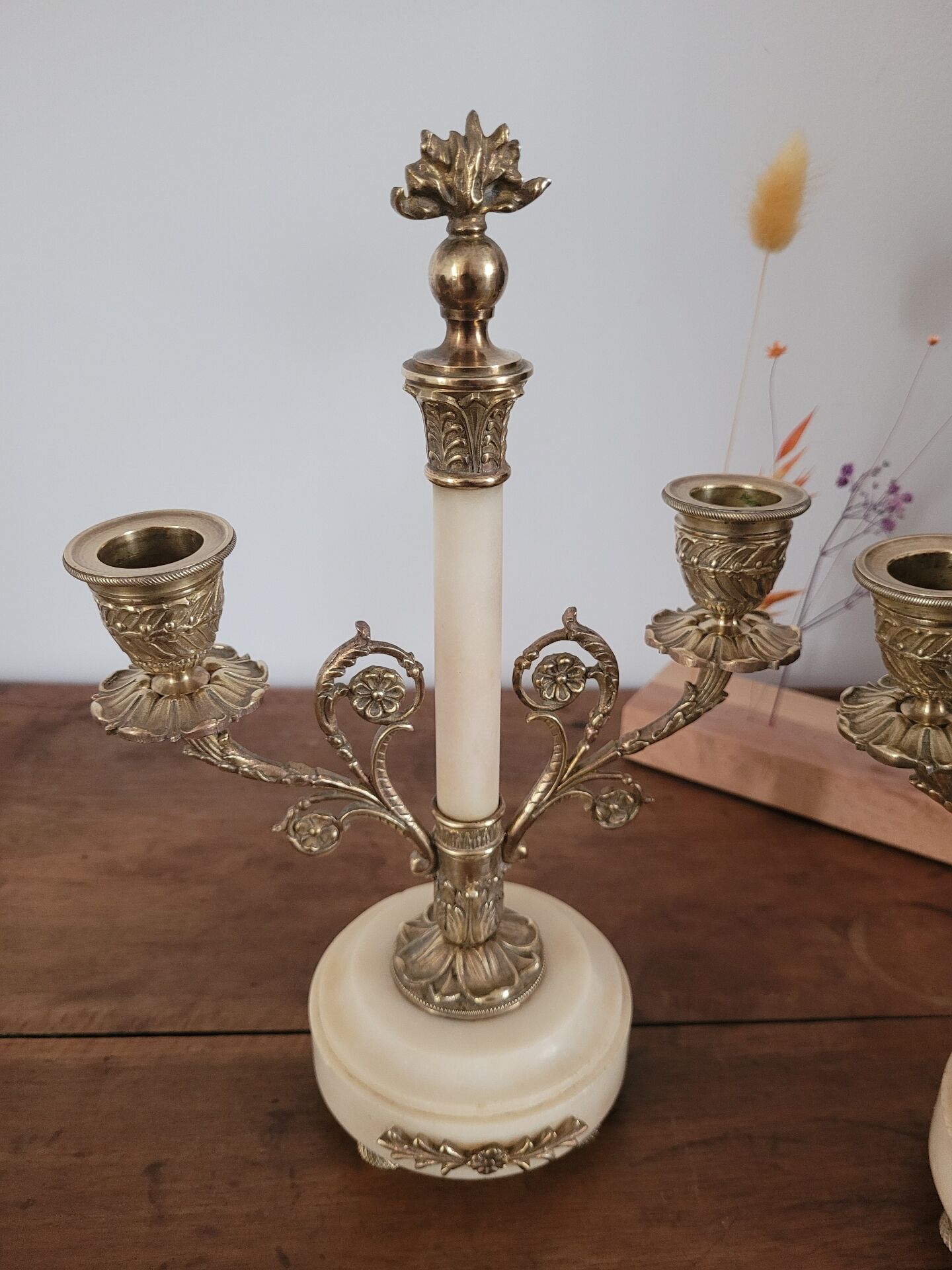 Pair of candelabra / chandeliers Louis XVI
