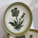 Assiettes creuses en grès Herbier Gien