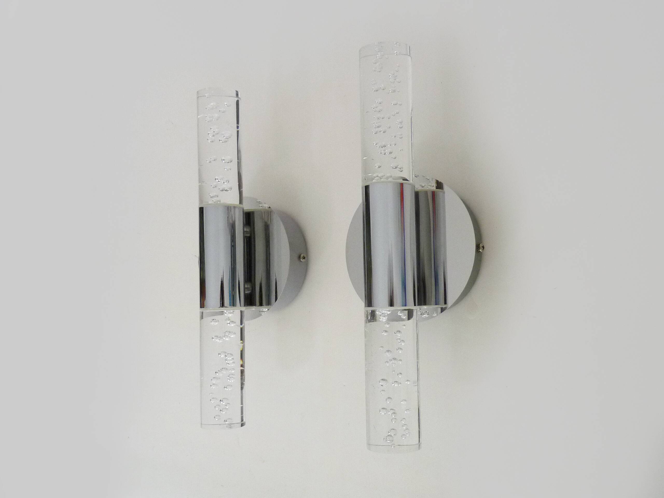 Pair of Rabalux Aphrodite double tube LED wall lights
