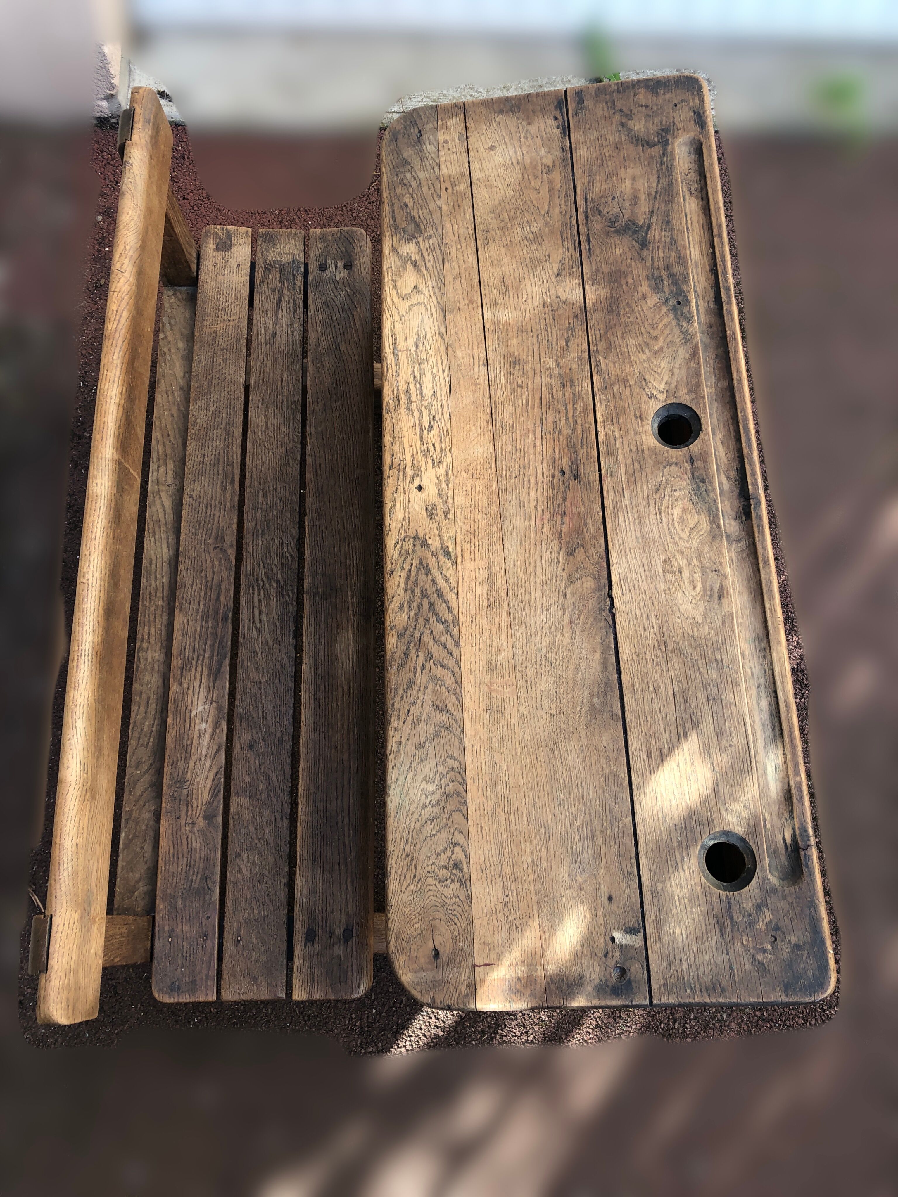 Old school desk