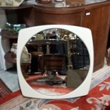 White vintage mirror