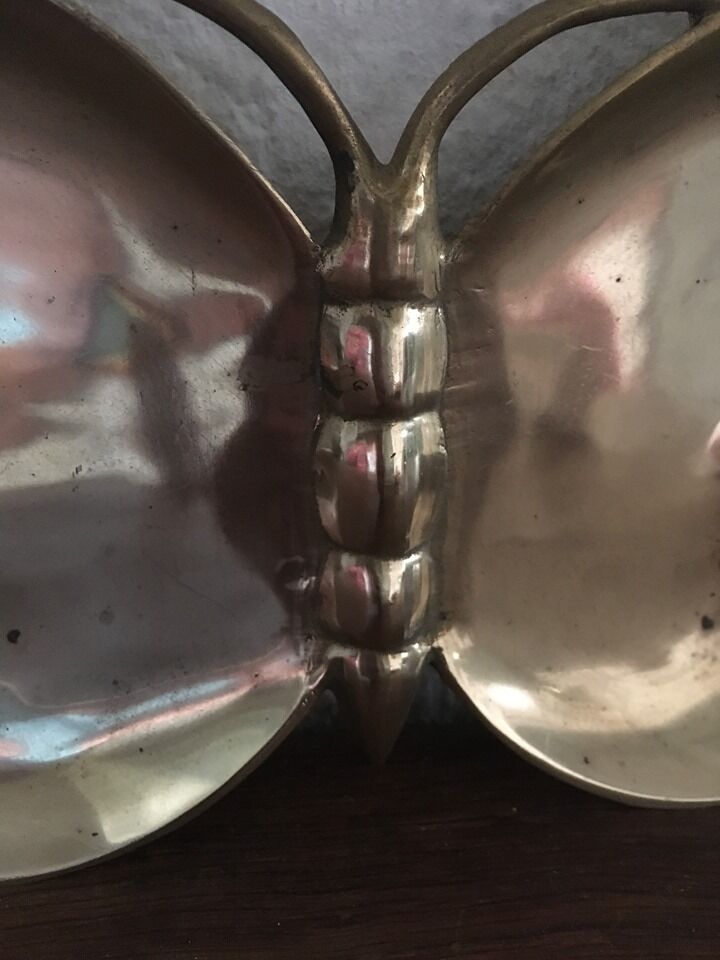 Vacuum Pocket brass butterfly